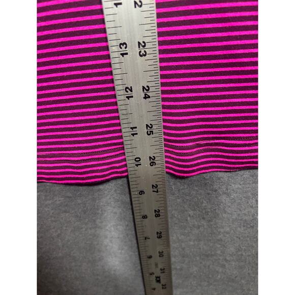 Lululemon Cool Racerback Hyper Stripe Raspberry Glo Light / Plum Size 4 - Picture 7 of 7